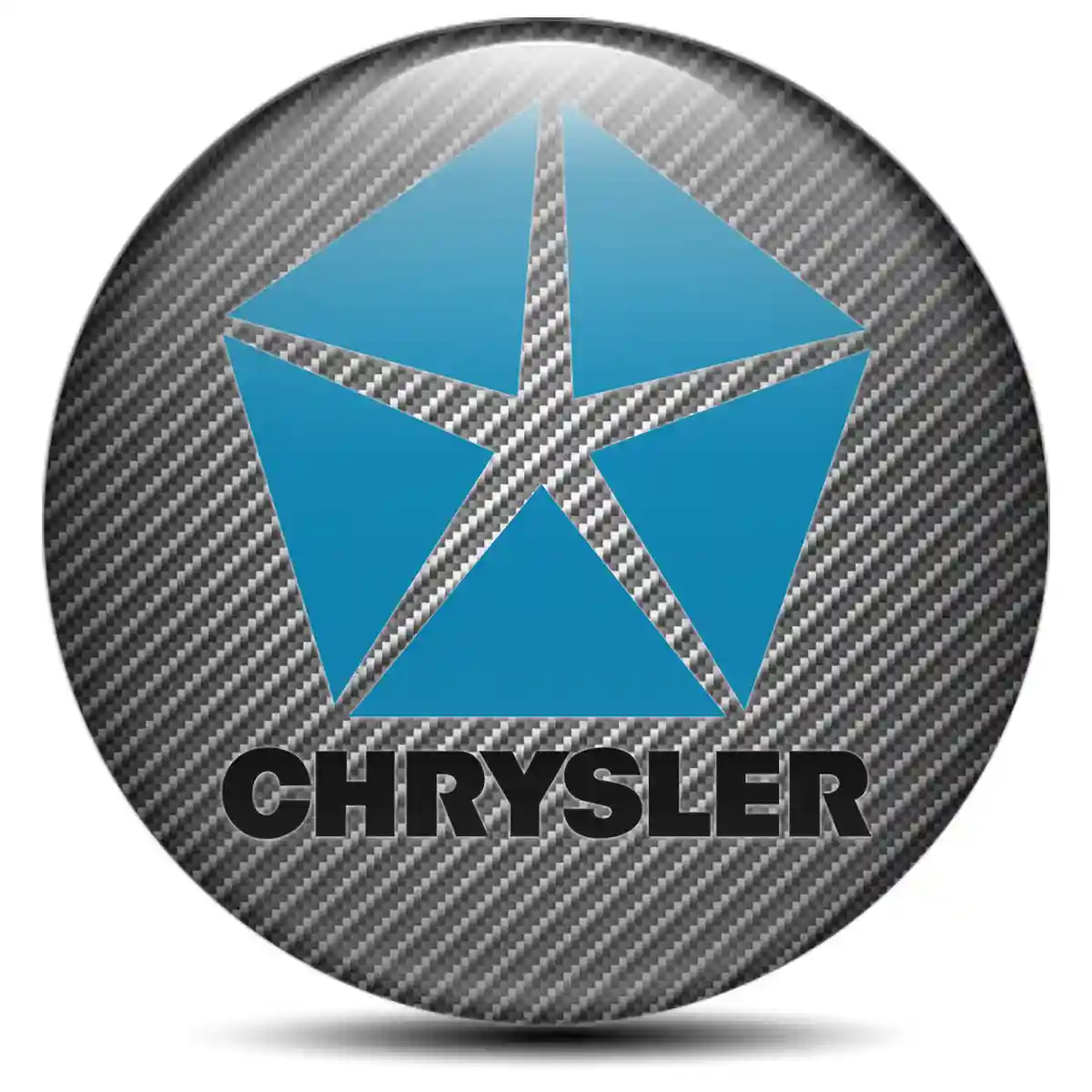 Chrysler Silicone Sticker Self-Adhesive Stylish Design