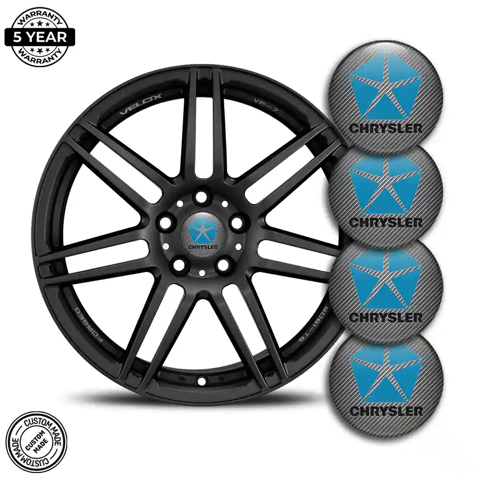Chrysler Silicone Sticker Self-Adhesive Stylish Design