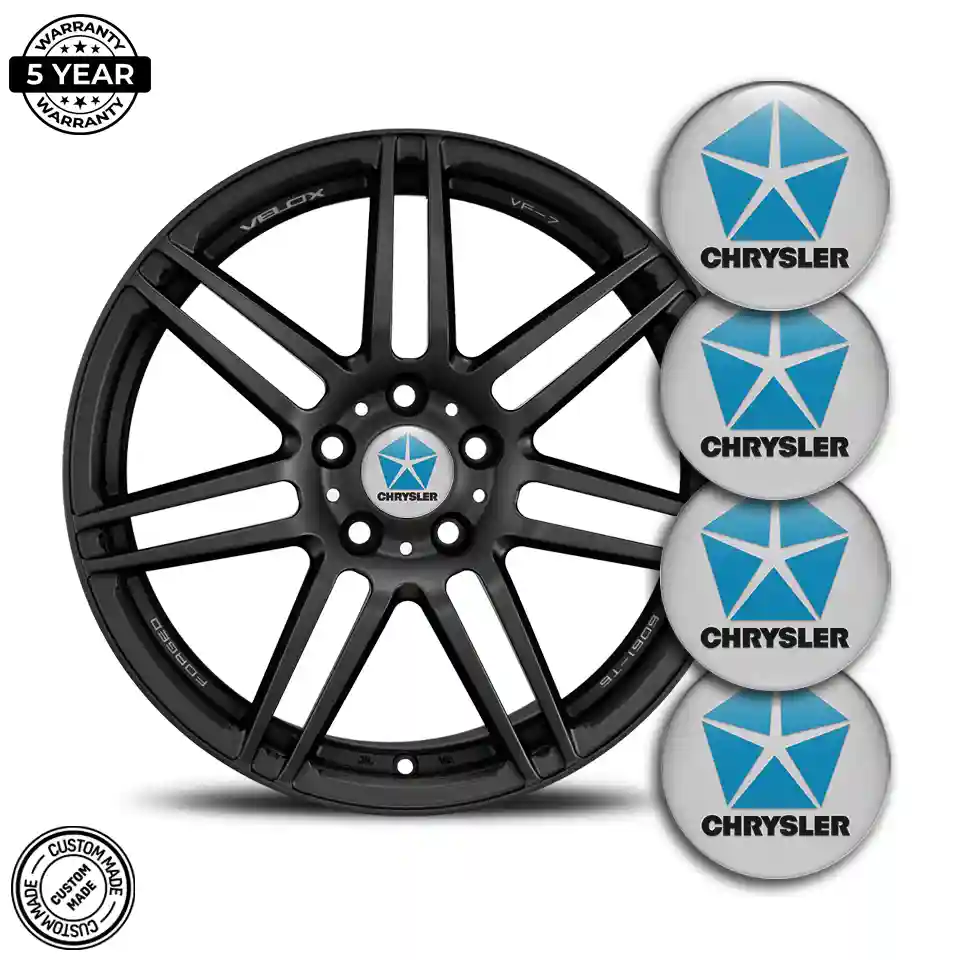 Chrysler Sticker Epoxy 3D Gel Stylish Design