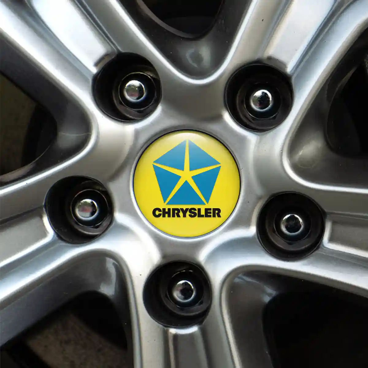 Chrysler Wheel Emblem Self-Adhesive High Quality