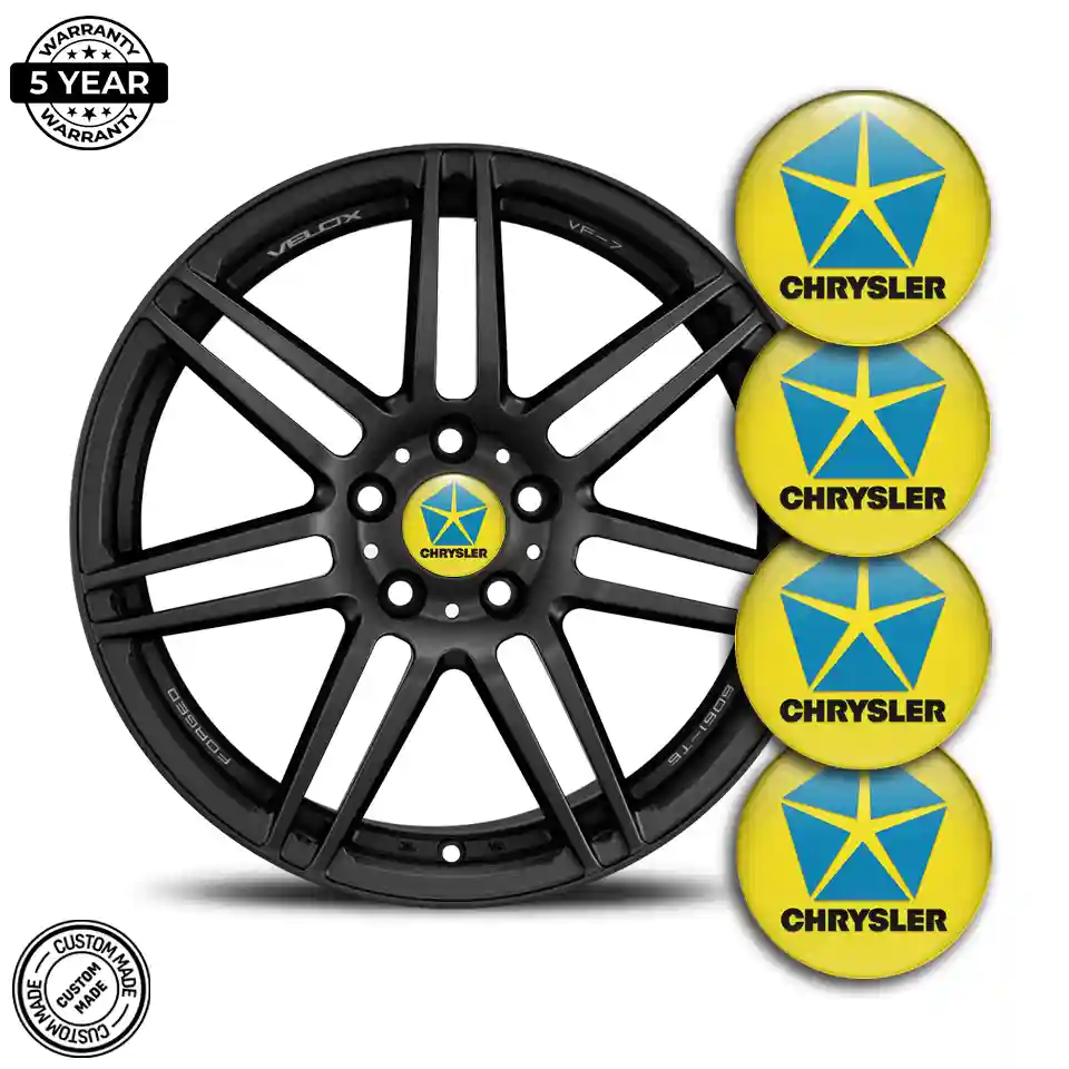 Chrysler Wheel Emblem Self-Adhesive High Quality
