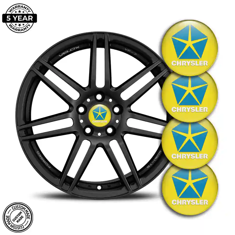 Chrysler Wheel Emblems Stylish Design