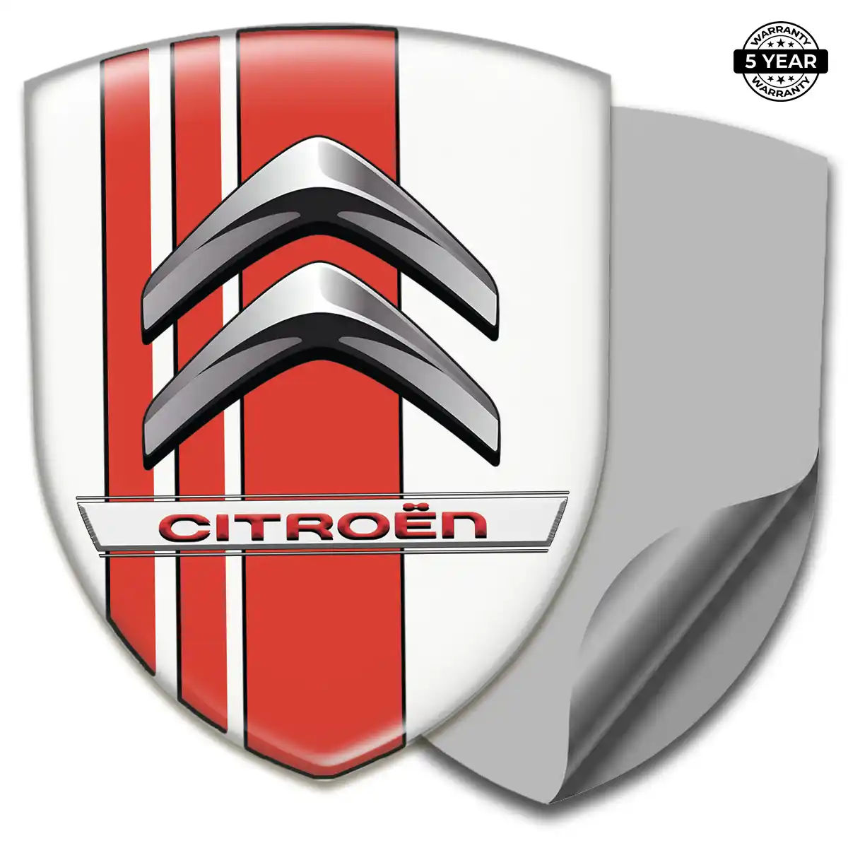 Citroen 3D Badge Sticker Cabin Style