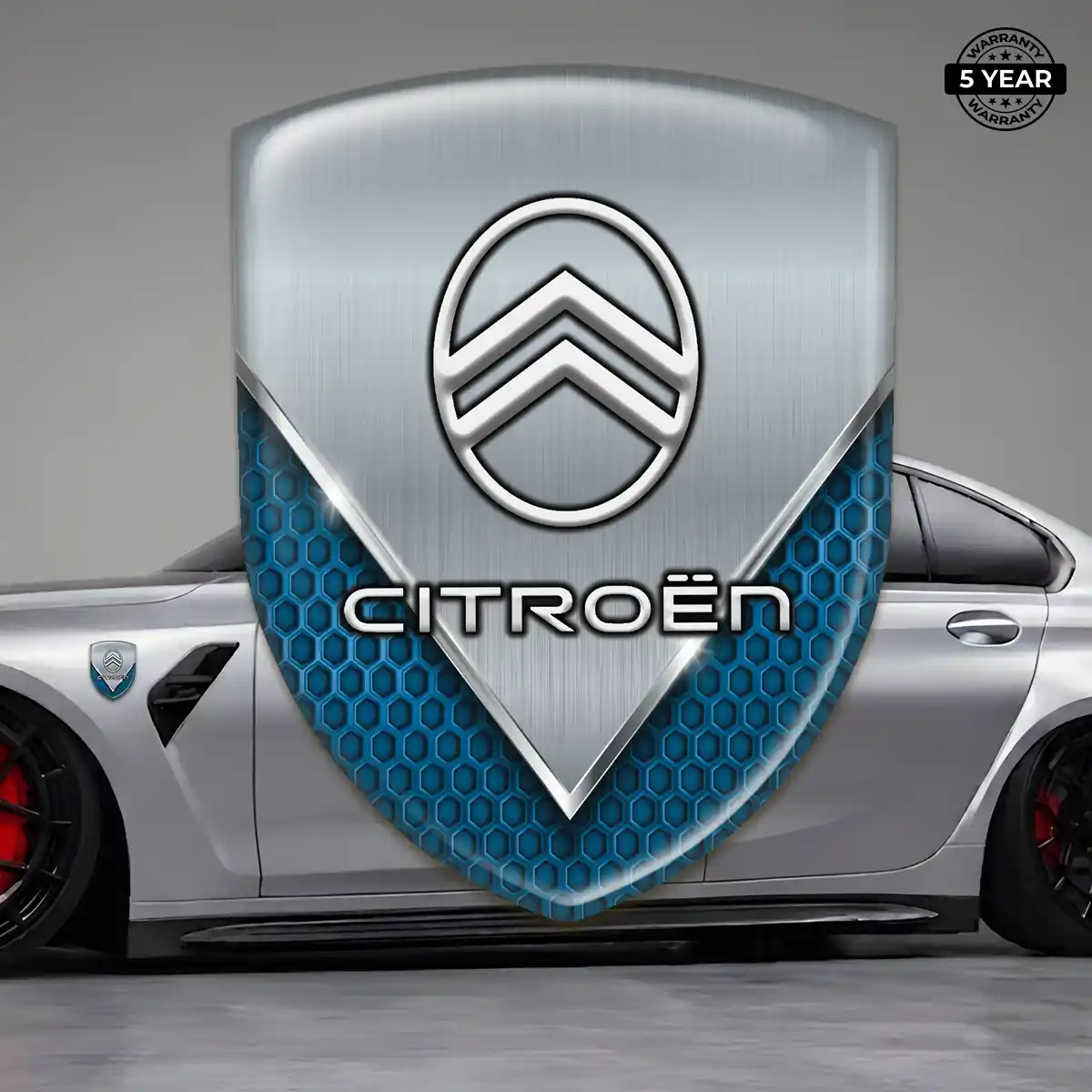 Citroen 3D Badge Sticker Deluxe Edition