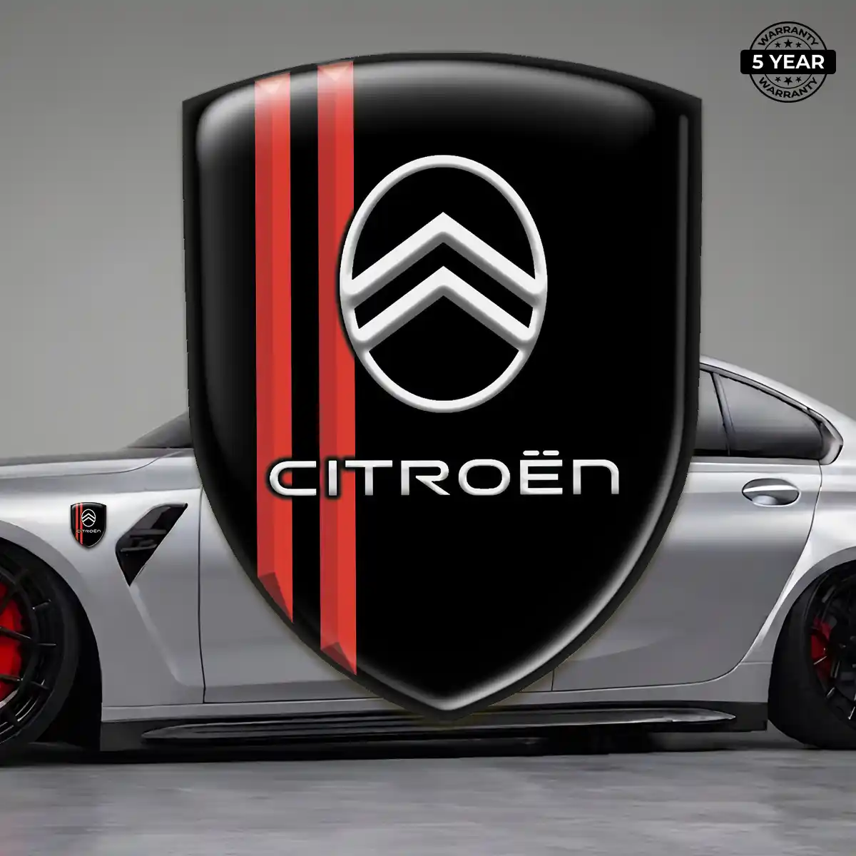 Citroen 3D Badge Sticker Elite Edition