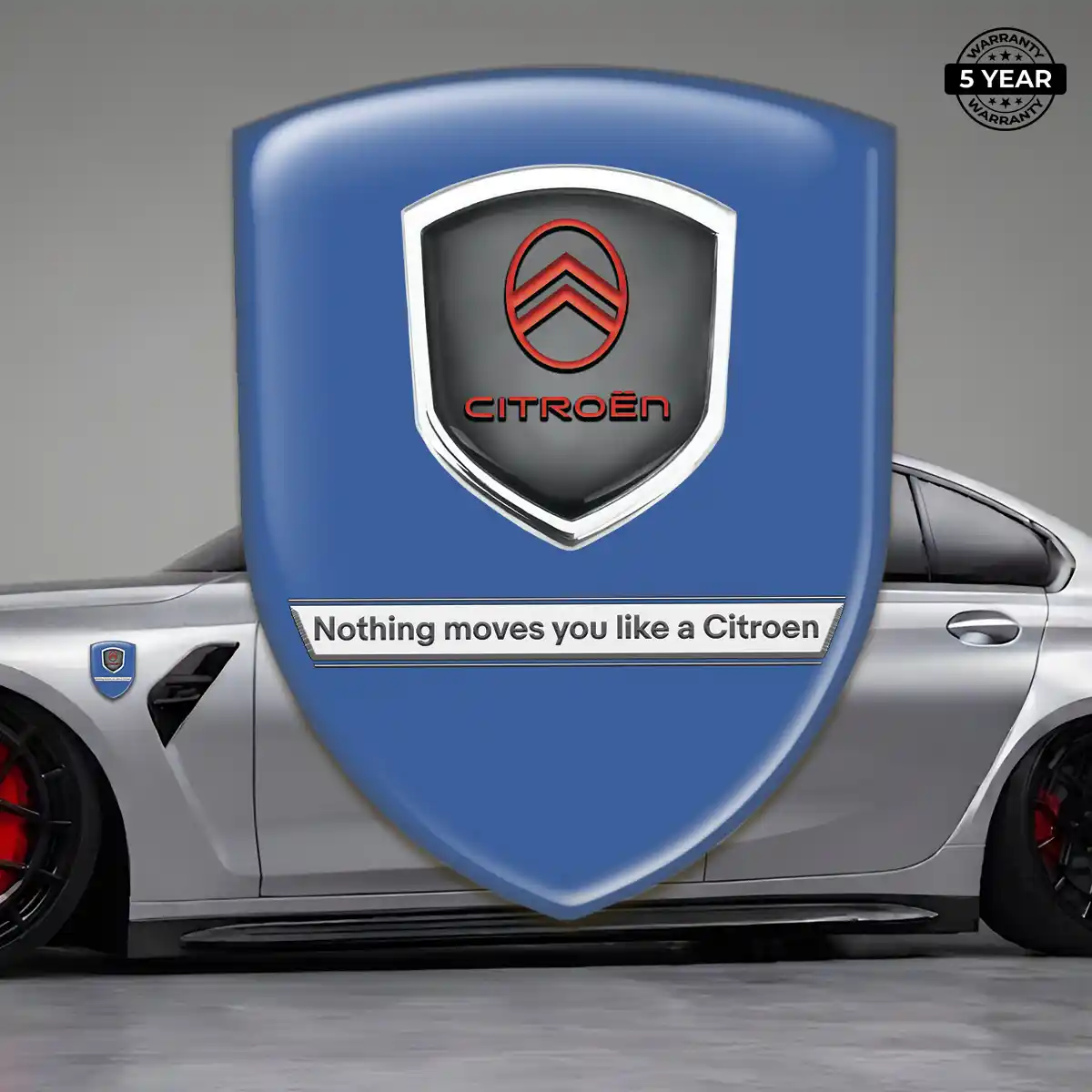 Citroen 3D Badge Sticker Elite Finish
