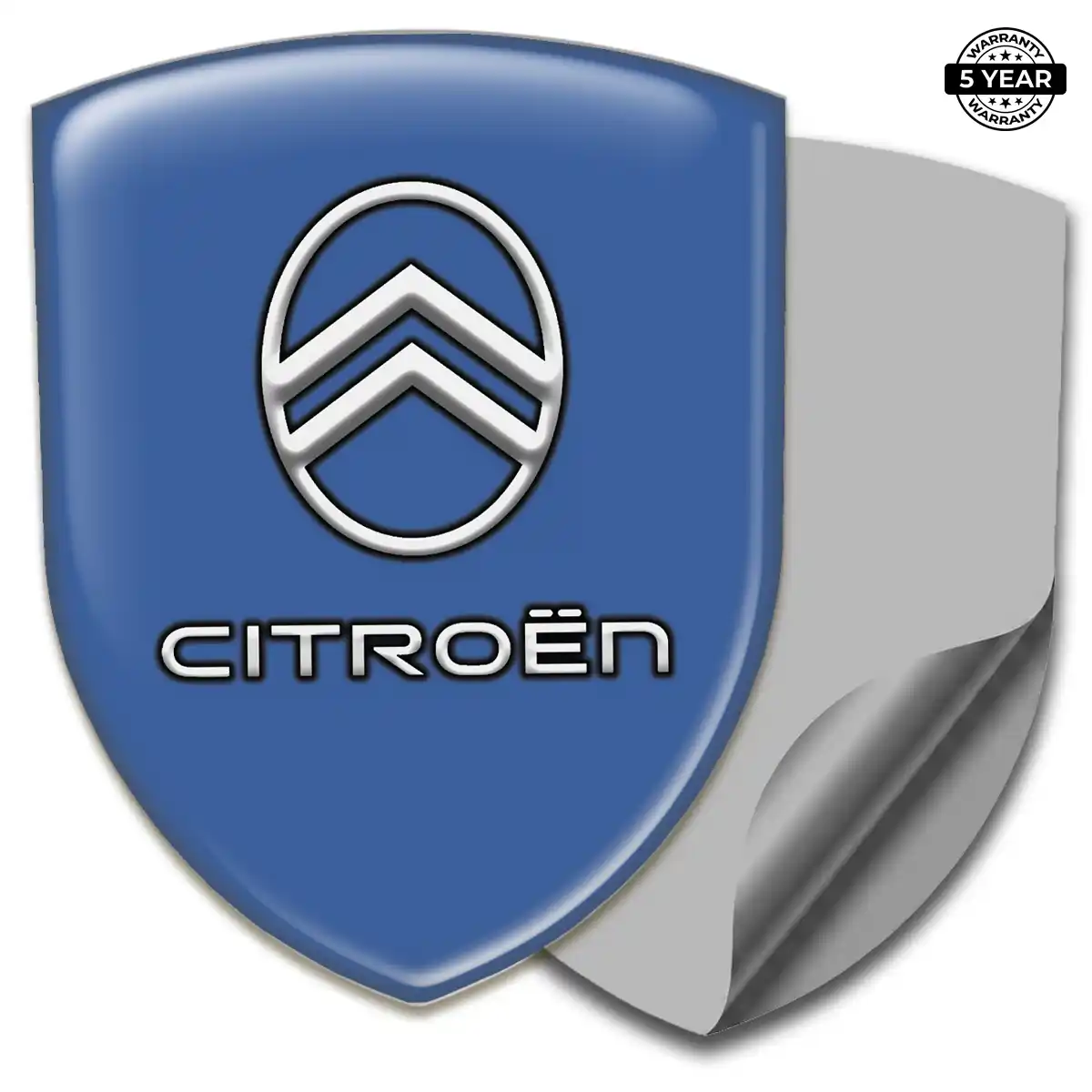 Citroen 3D Badge Sticker Exterior Luxe