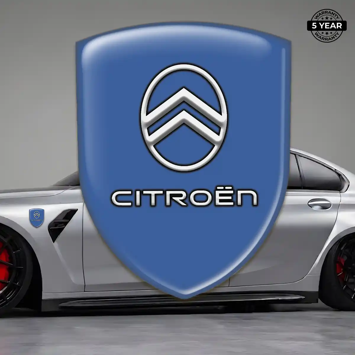 Citroen 3D Badge Sticker Exterior Luxe