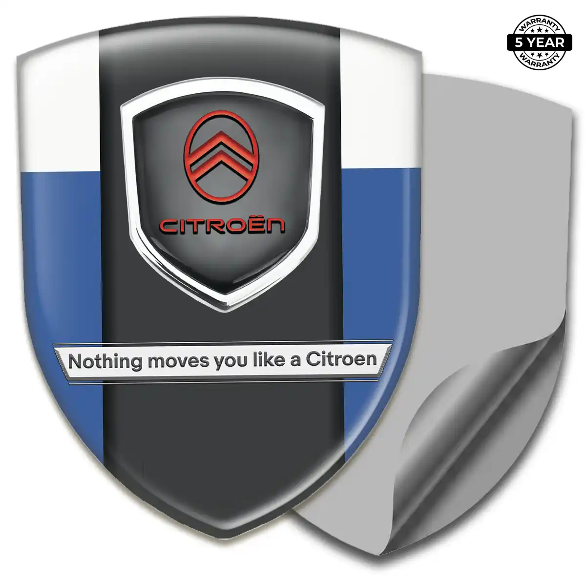 Citroen 3D Badge Sticker Prestige Line