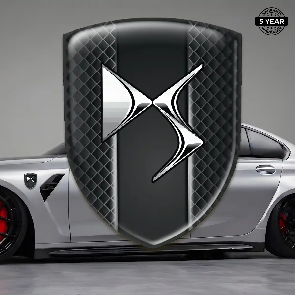 Citroen 3D Badge Sticker Resin Elite
