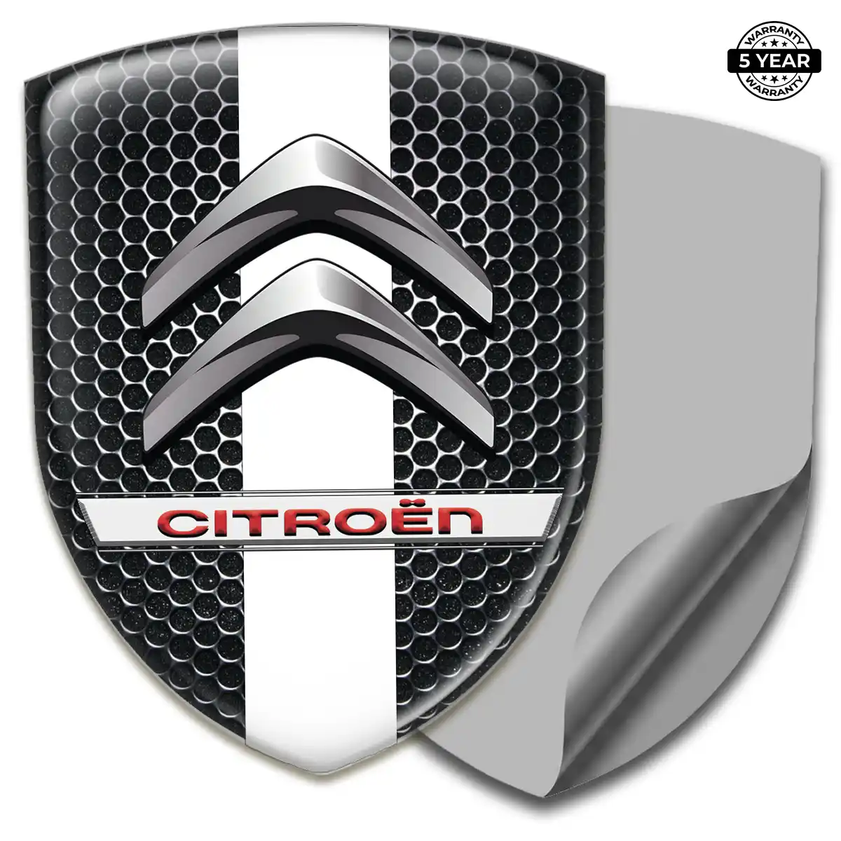 Citroen 3D Badge Sticker Signature Grade
