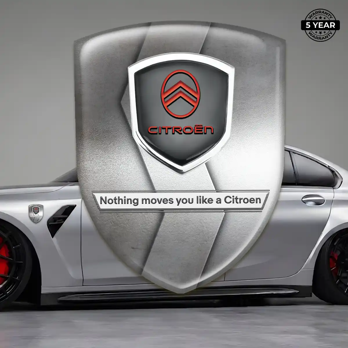 Citroen 3D Badge Sticker Superior Craft