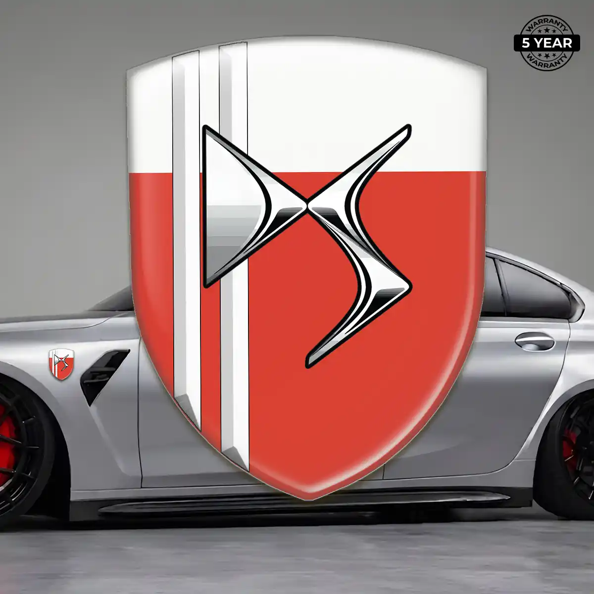 Citroen 3D Domed Sticker Cabin Style