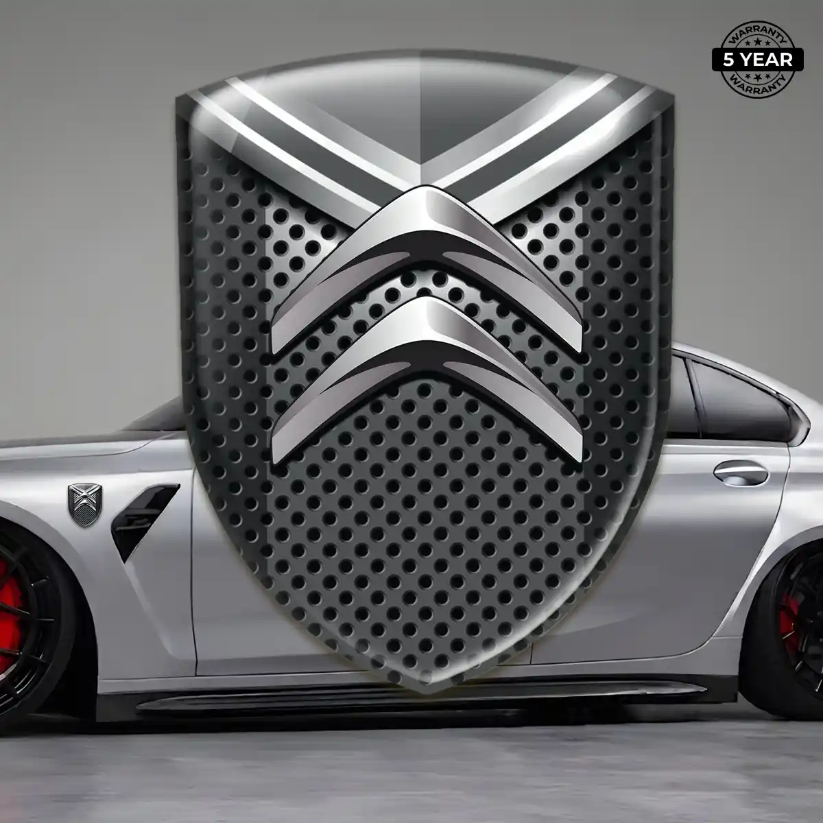Citroen 3D Domed Sticker Elite Finish