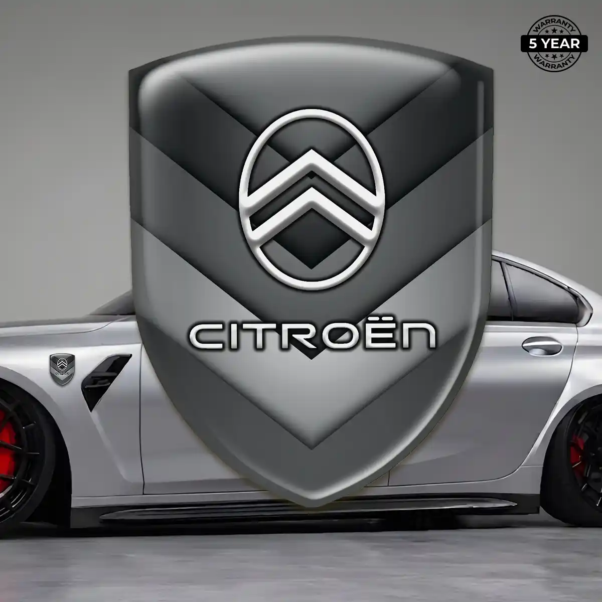 Citroen 3D Domed Sticker Exterior Luxe