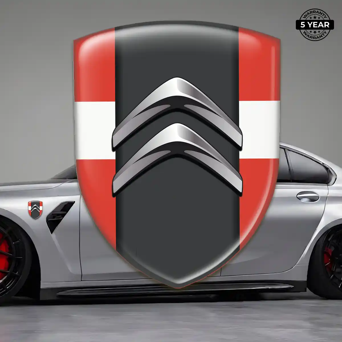 Citroen 3D Domed Sticker Prestige Line