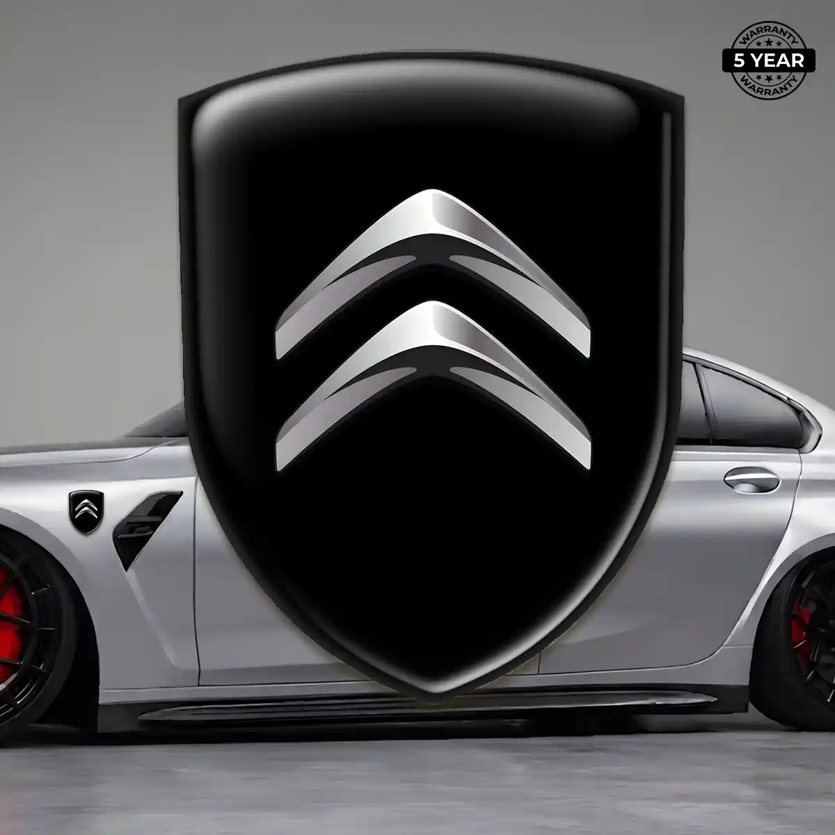 Citroen 3D Domed Sticker Refined Design
