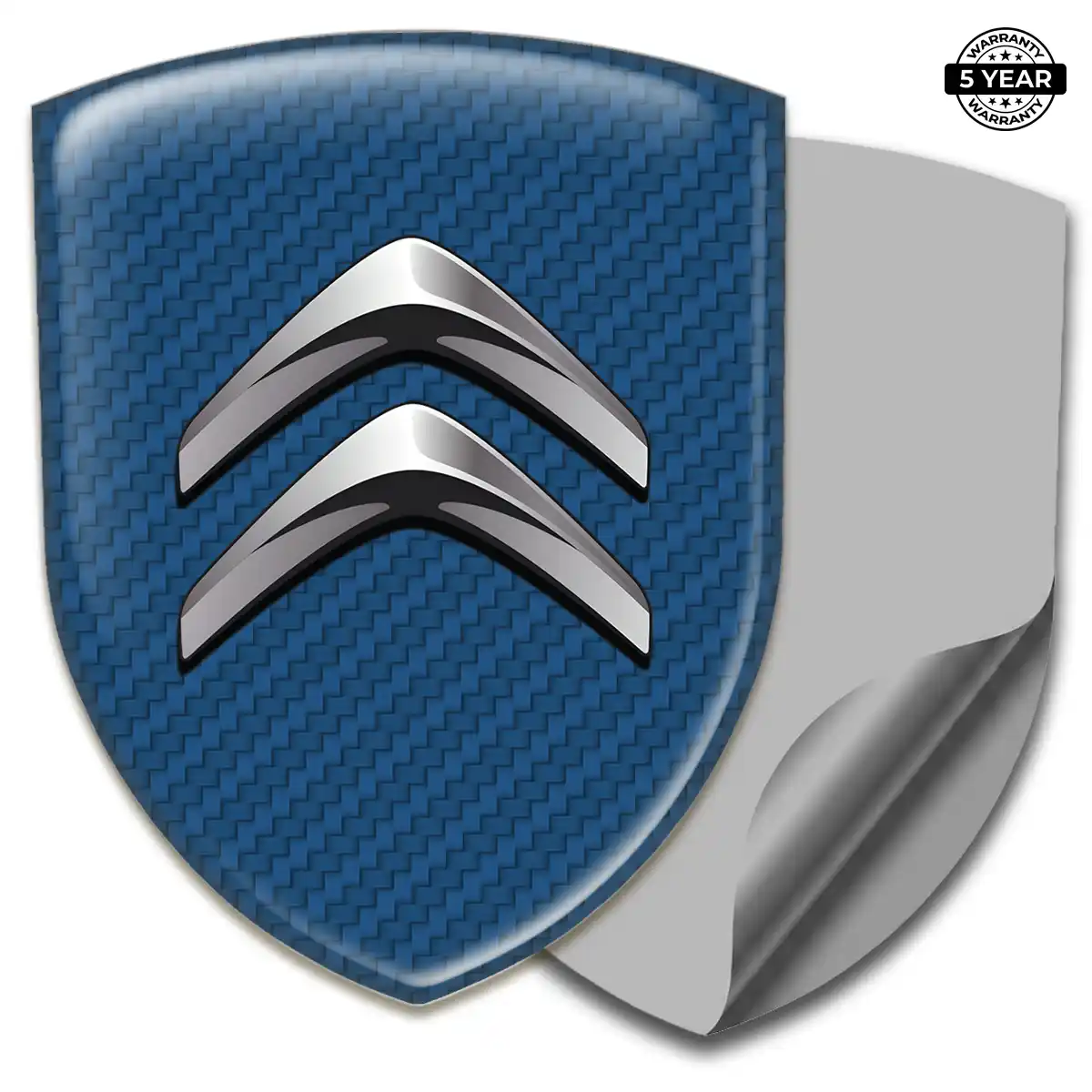 Citroen 3D Domed Sticker Resin Luxe