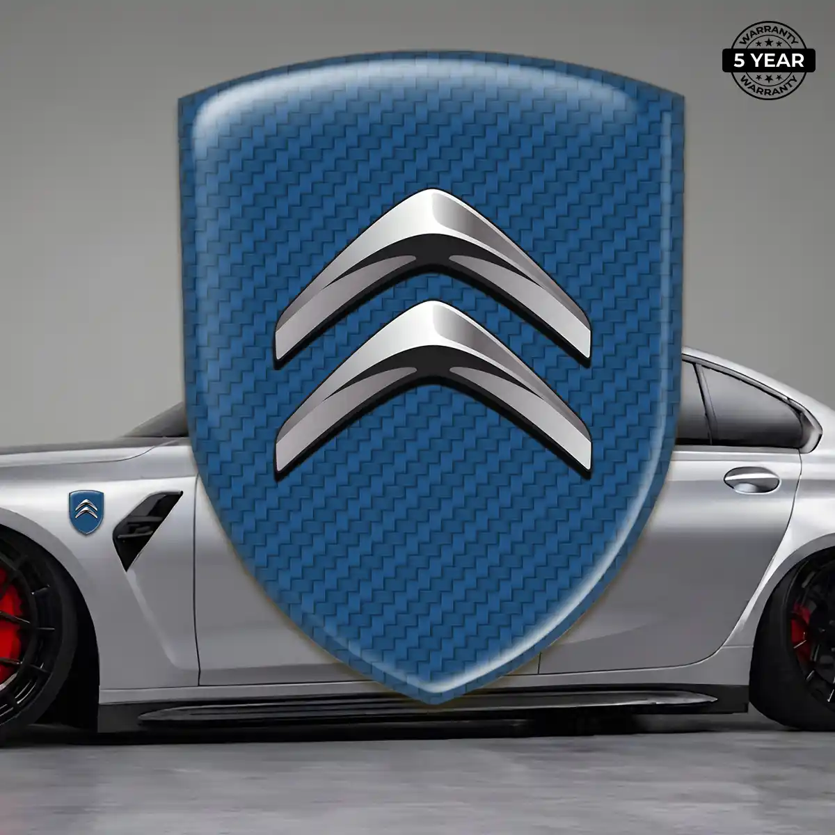 Citroen 3D Domed Sticker Resin Luxe