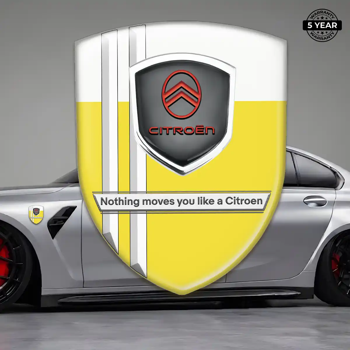 Citroen 3D Emblem Sticker Elite Edition