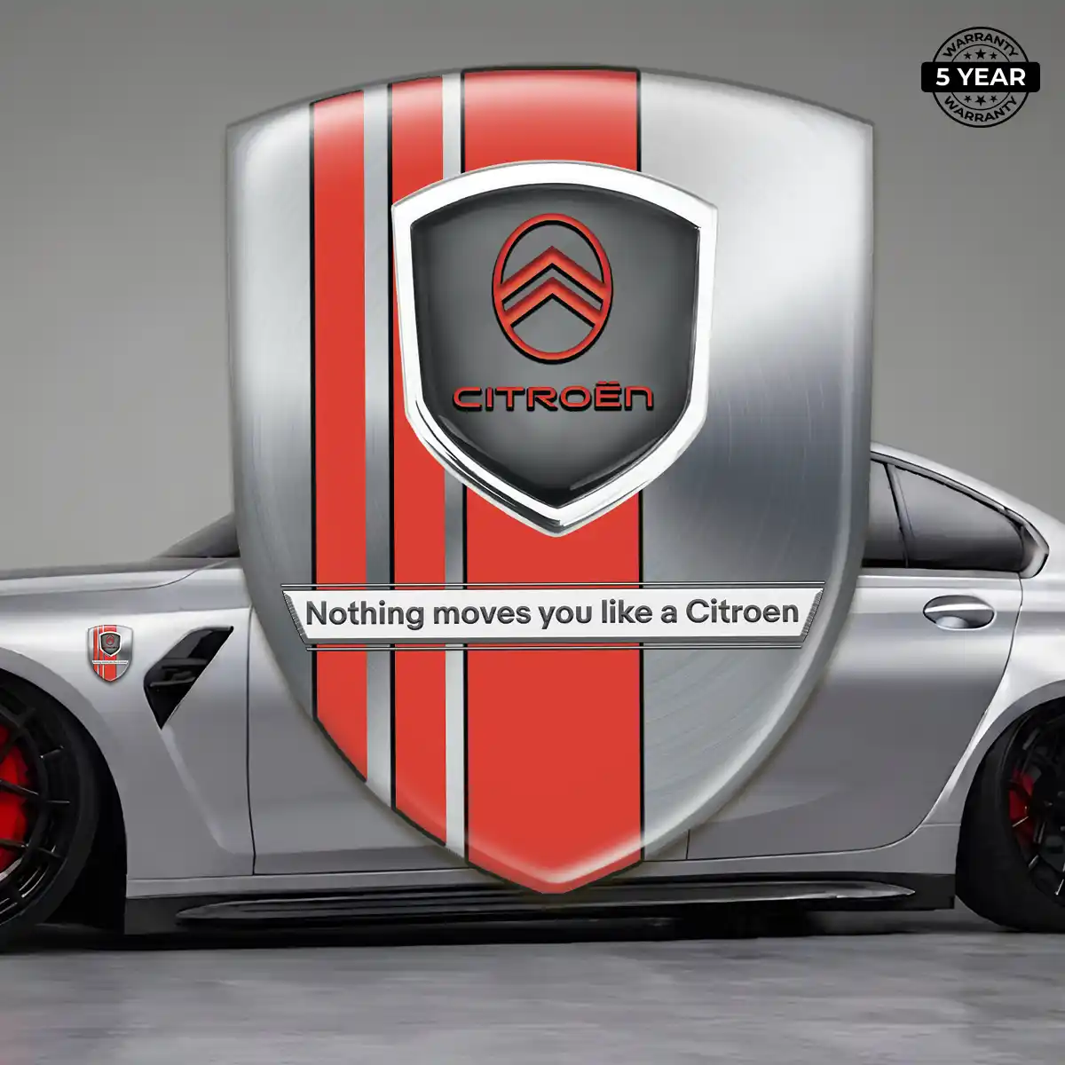 Citroen 3D Emblem Sticker Exclusive Series
