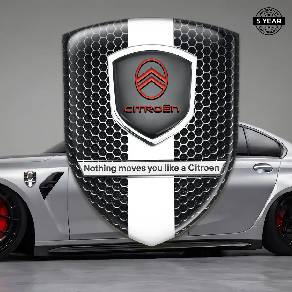 Citroen 3D Emblem Sticker Opulent Line