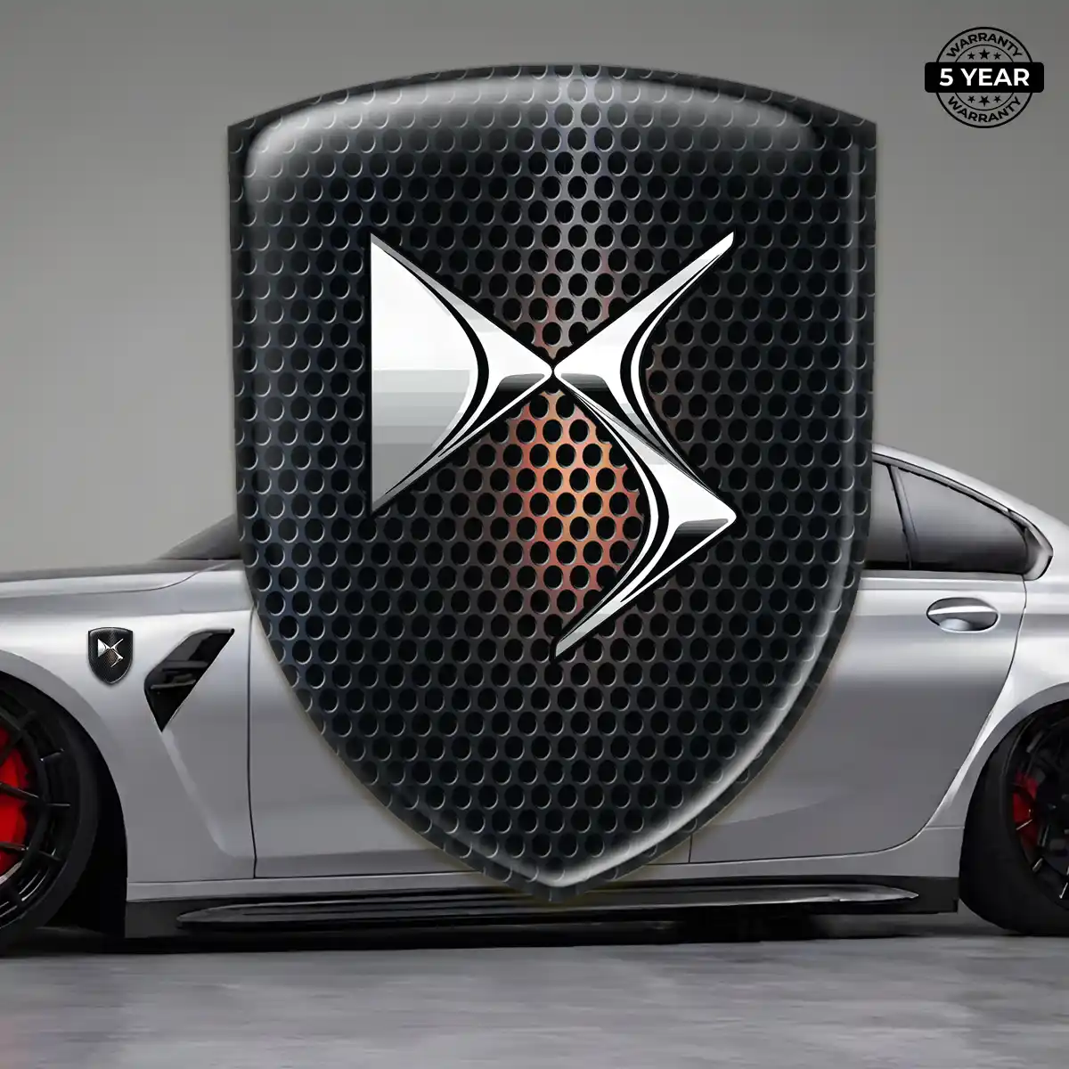 Citroen 3D Emblem Sticker Outer Style