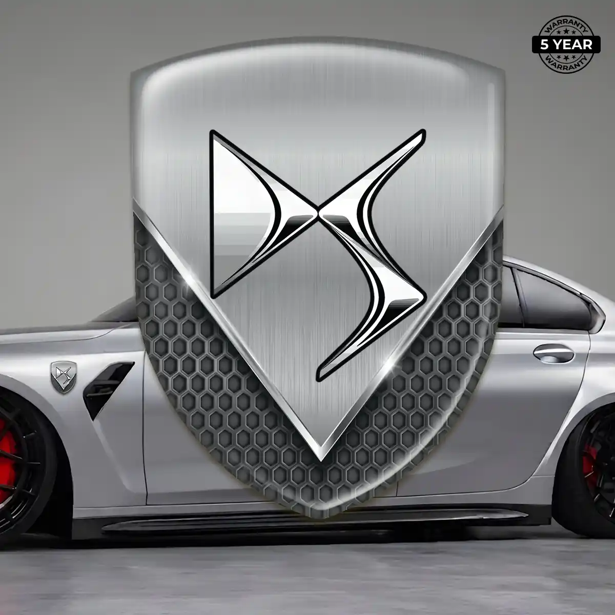 Citroen 3D Emblem Sticker Premium Dome