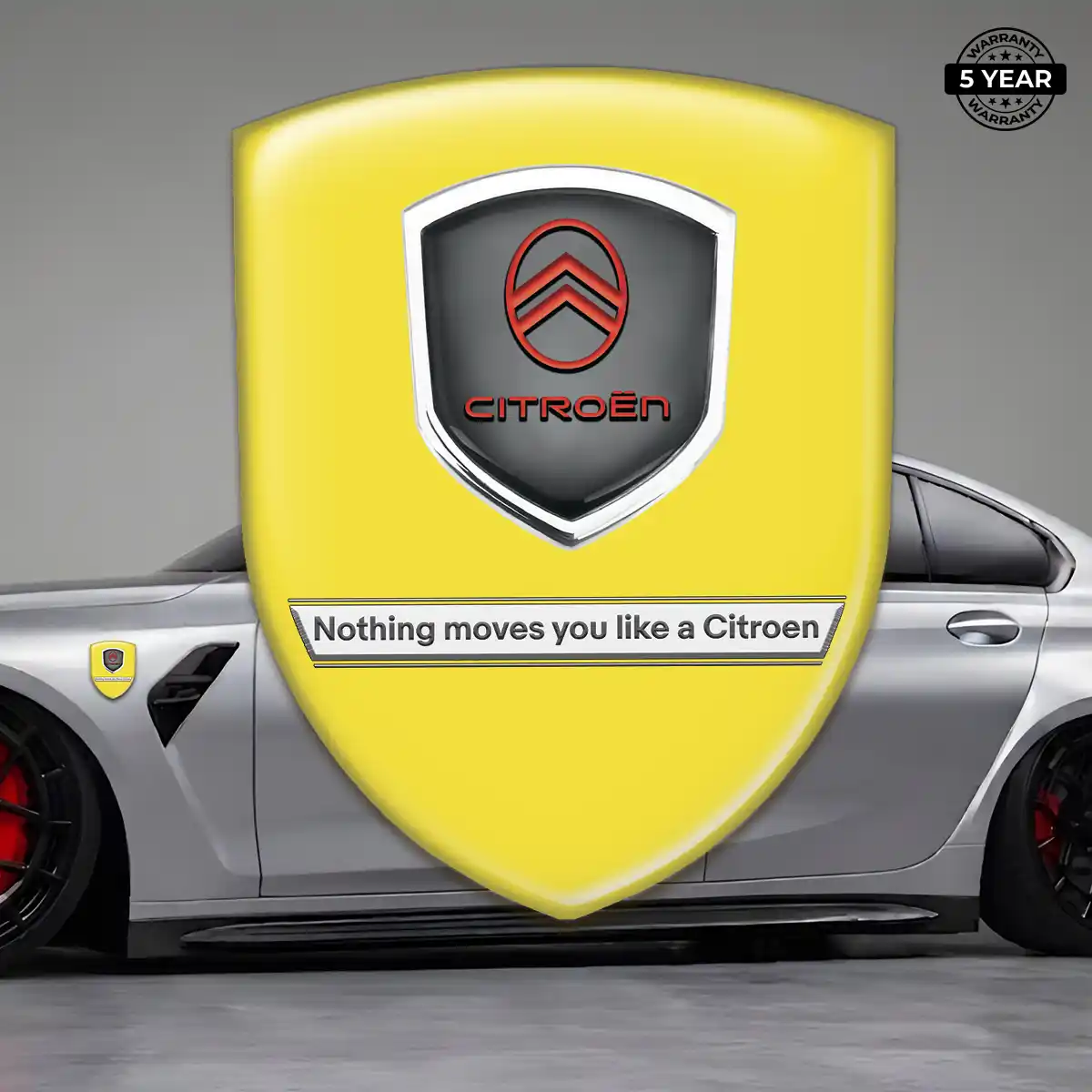 Citroen 3D Emblem Sticker Prime Quality