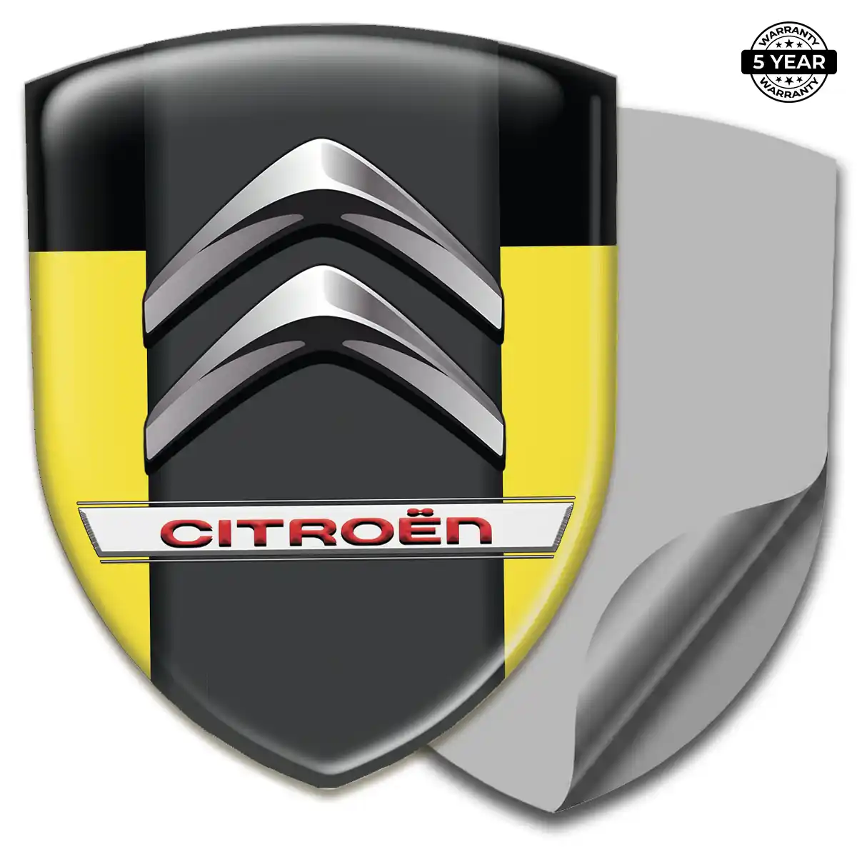 Citroen 3D Emblem Sticker Resin Elite