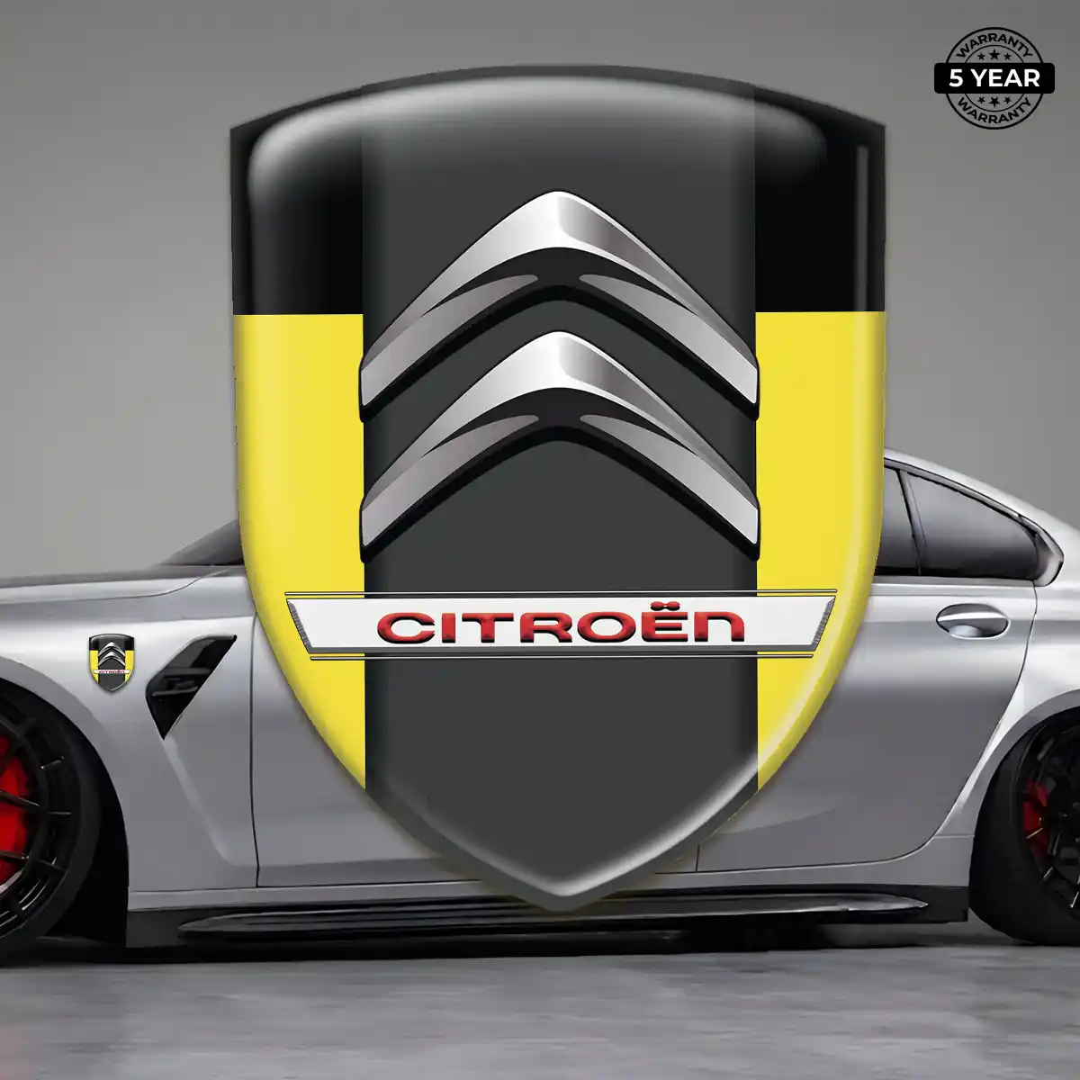 Citroen 3D Emblem Sticker Resin Elite