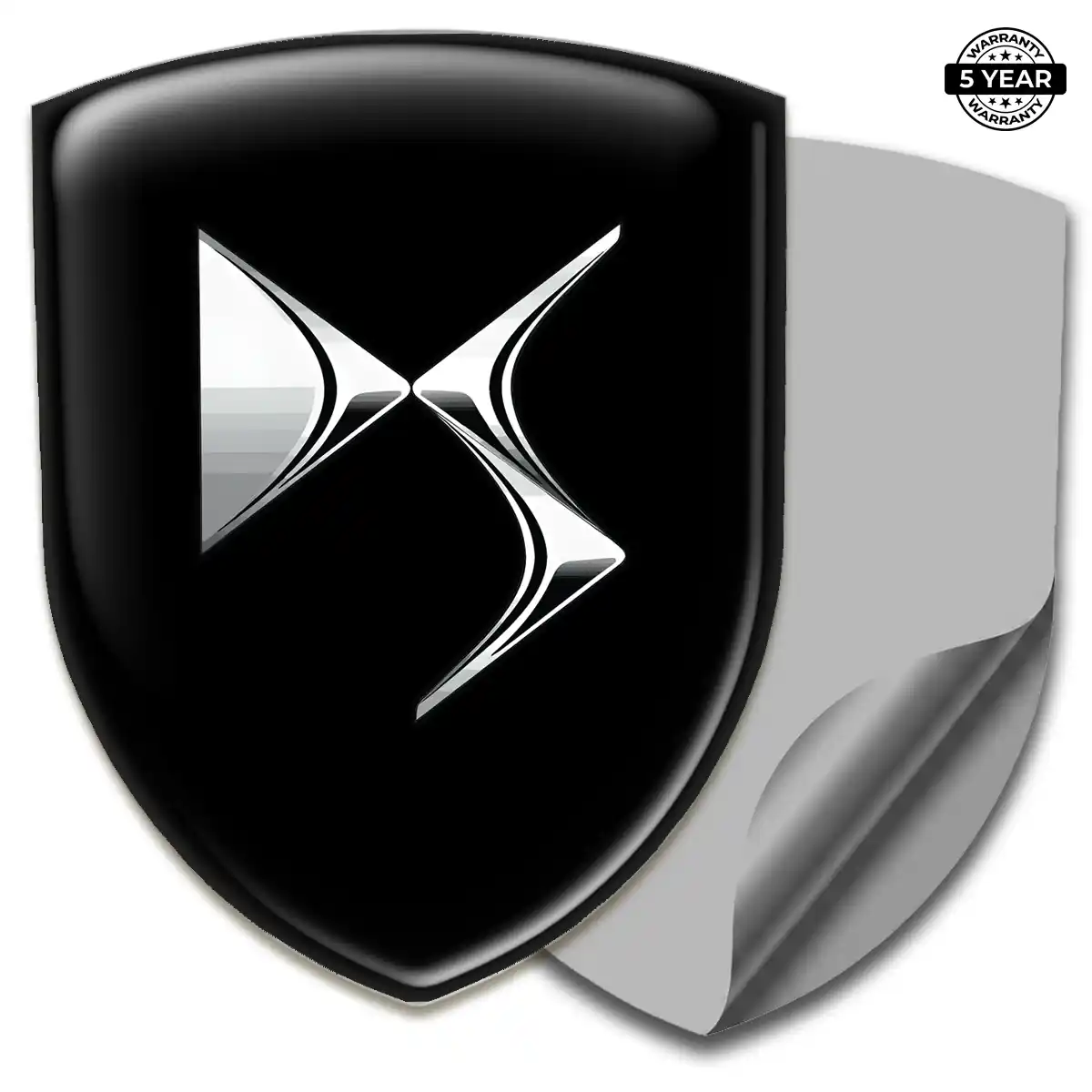 Citroen 3D Emblem Sticker Resin Luxe