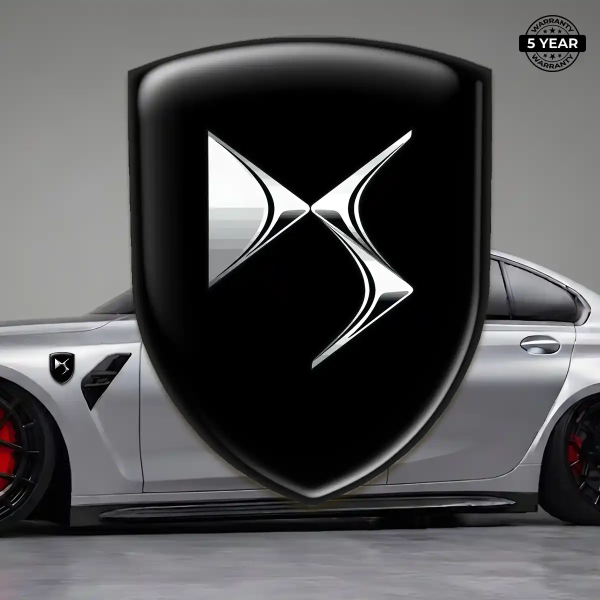 Citroen 3D Emblem Sticker Resin Luxe