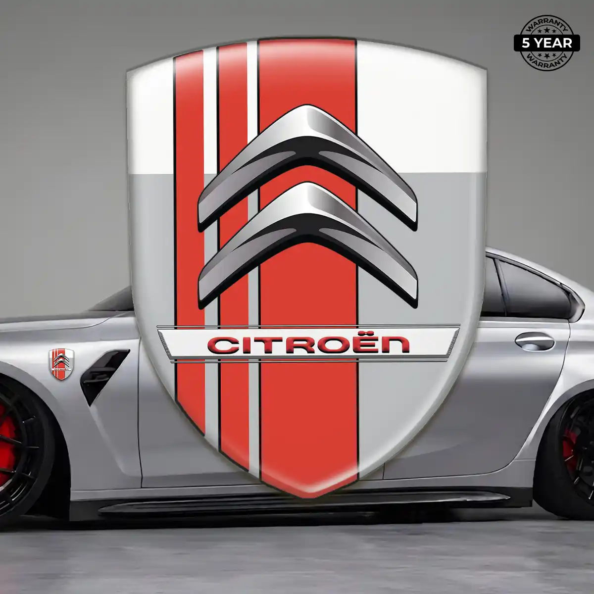 Citroen 3D Emblem Sticker Signature Grade