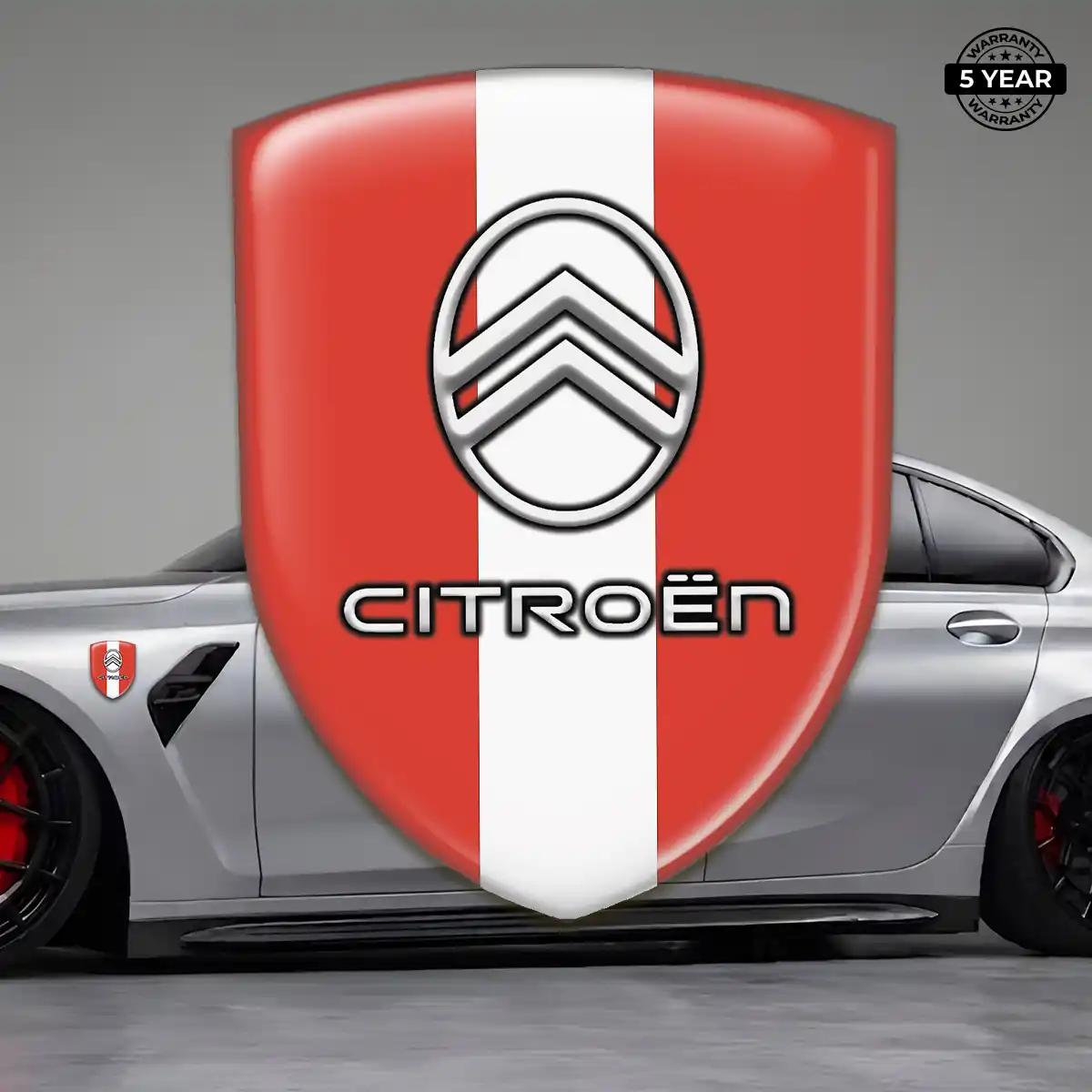 Citroen 3D Gel Sticker Elite Finish