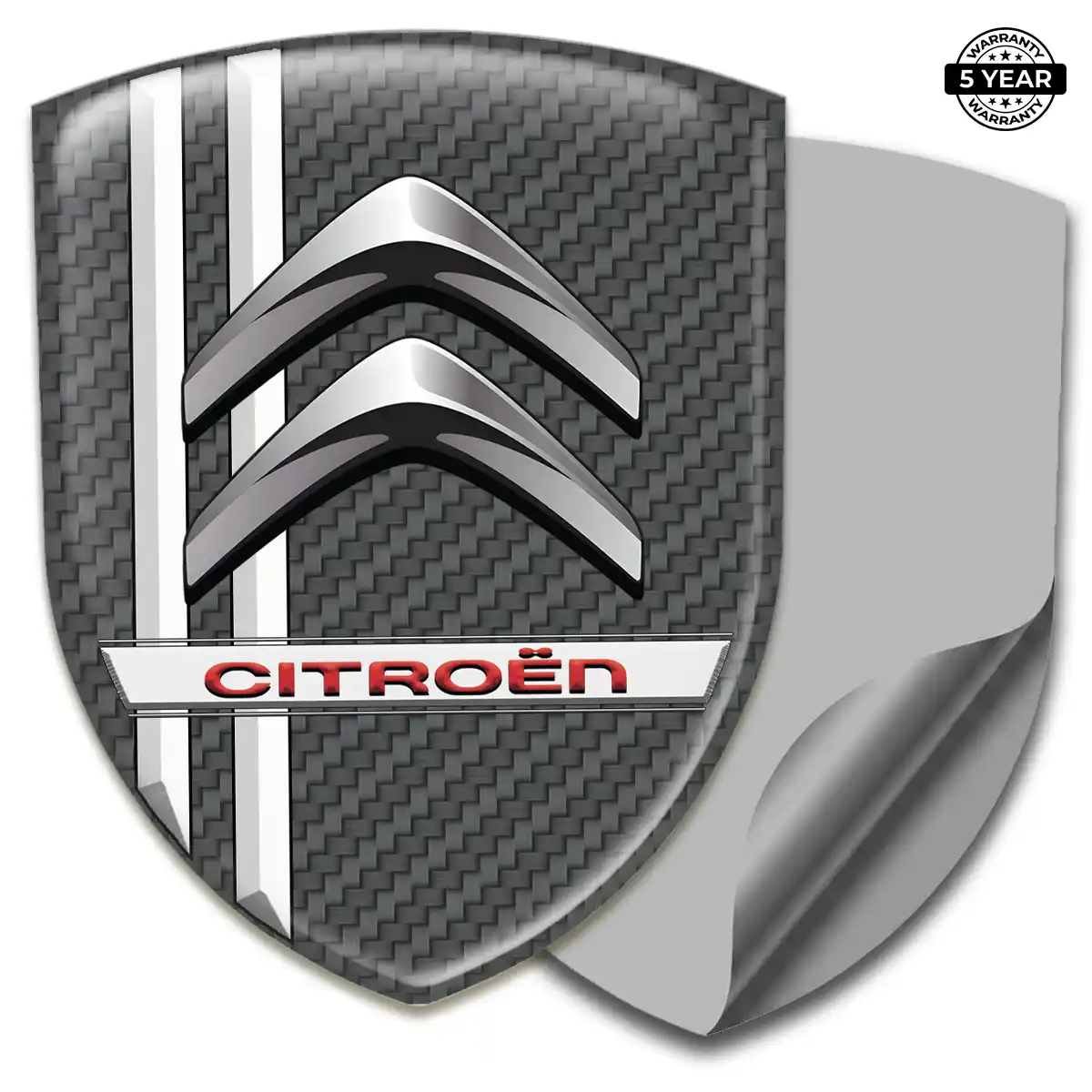 Citroen 3D Gel Sticker Resin Luxe
