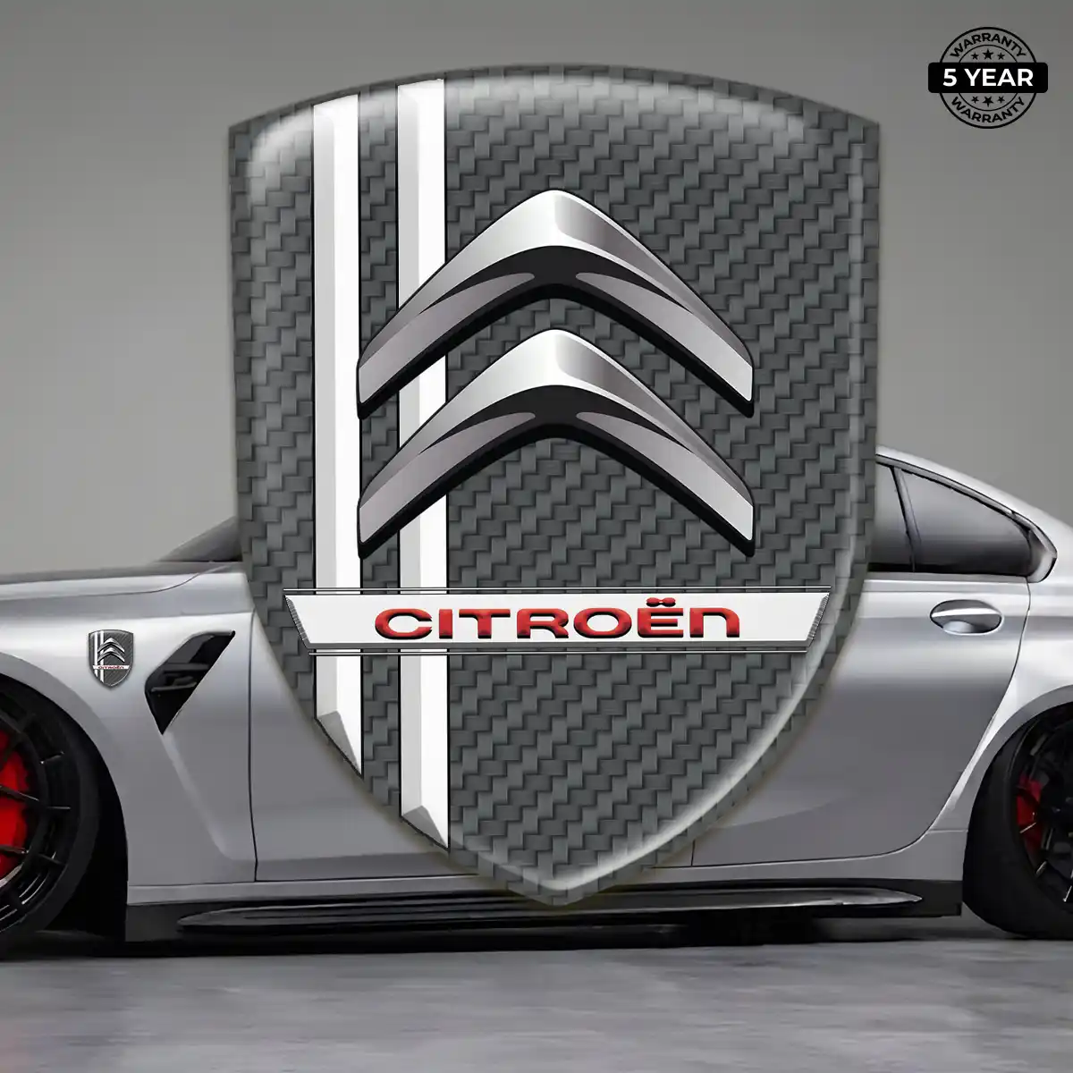 Citroen 3D Gel Sticker Resin Luxe