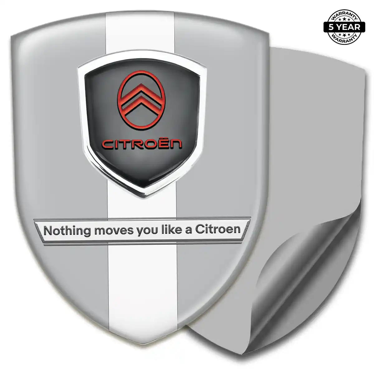 Citroen 3D Gel Sticker Sleek Style