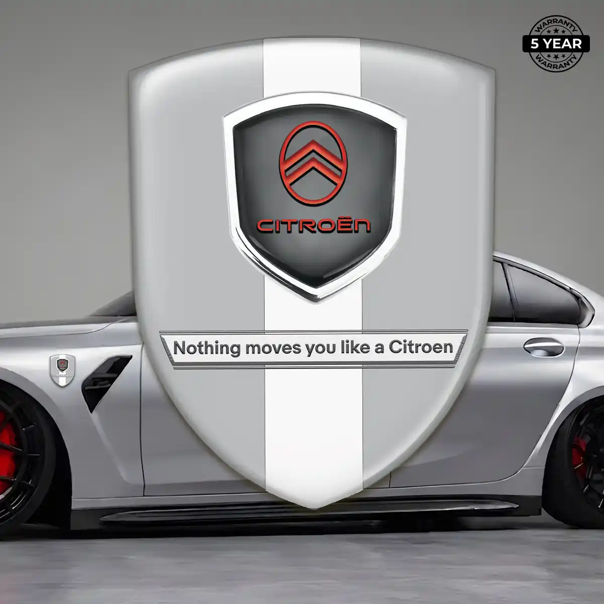 Citroen 3D Gel Sticker Sleek Style