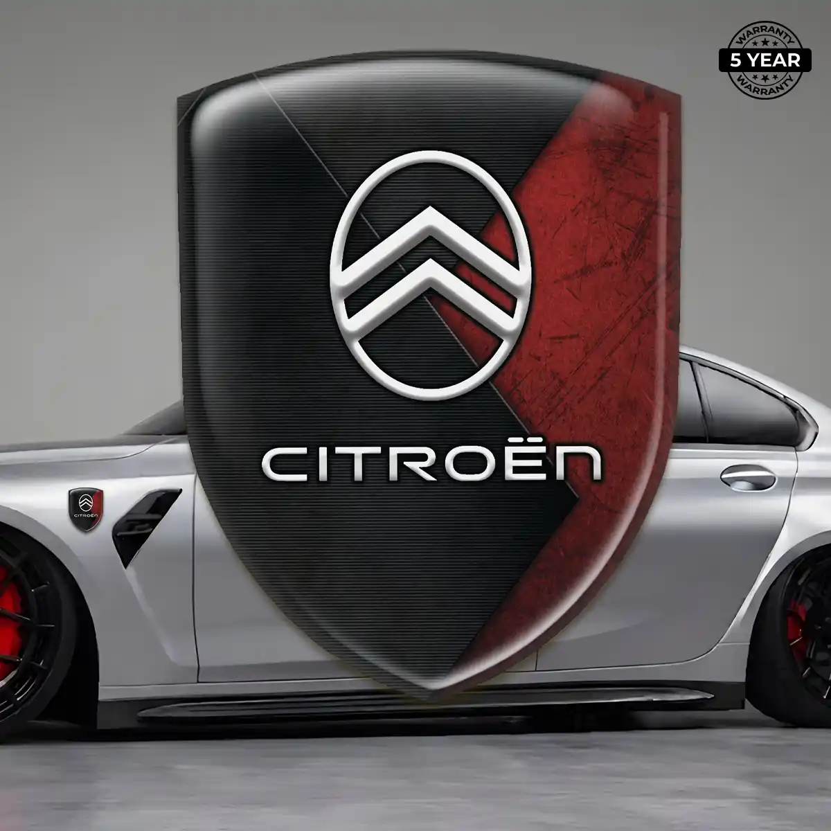 Citroen 3D Logo Sticker Elite Edition