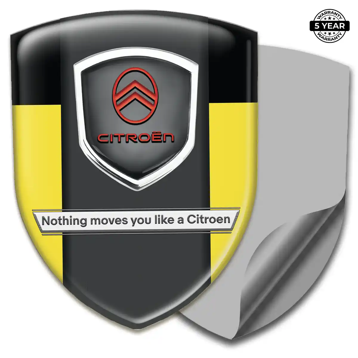 Citroen 3D Logo Sticker Exterior Luxe