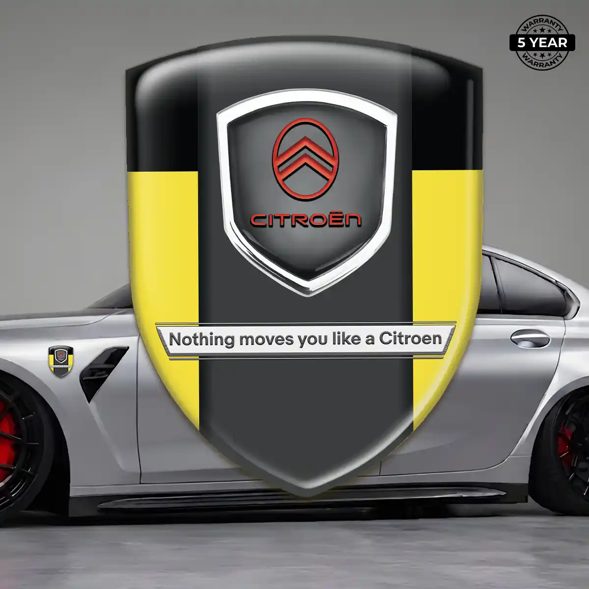 Citroen 3D Logo Sticker Exterior Luxe