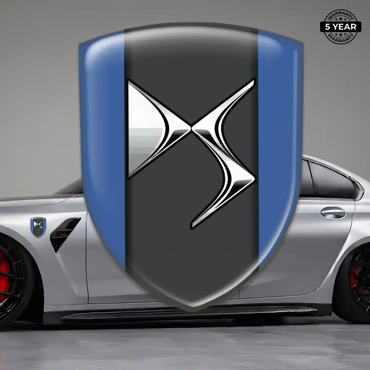 Citroen 3D Logo Sticker Interior Luxe