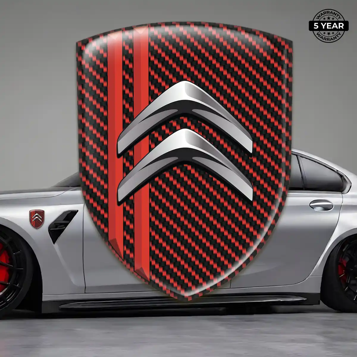 Citroen 3D Logo Sticker Noble Edition