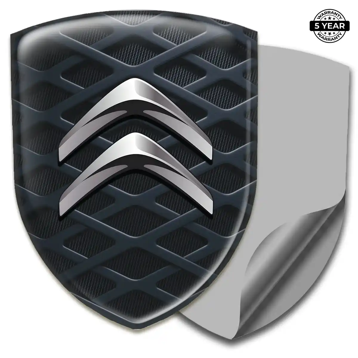 Citroen 3D Logo Sticker Outer Style