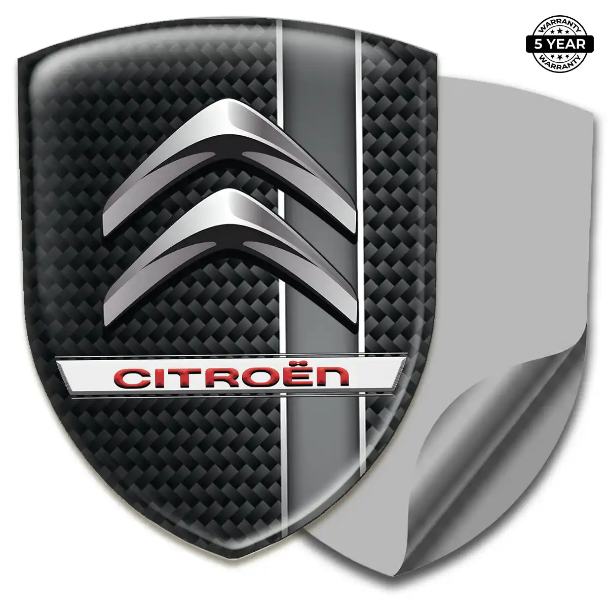 Citroen 3D Logo Sticker Premium Dome