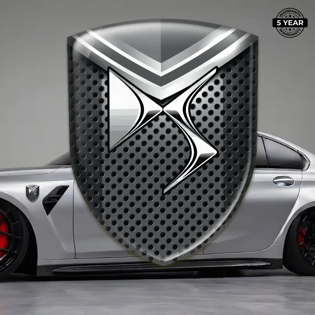 Citroen 3D Logo Sticker Prestige Line