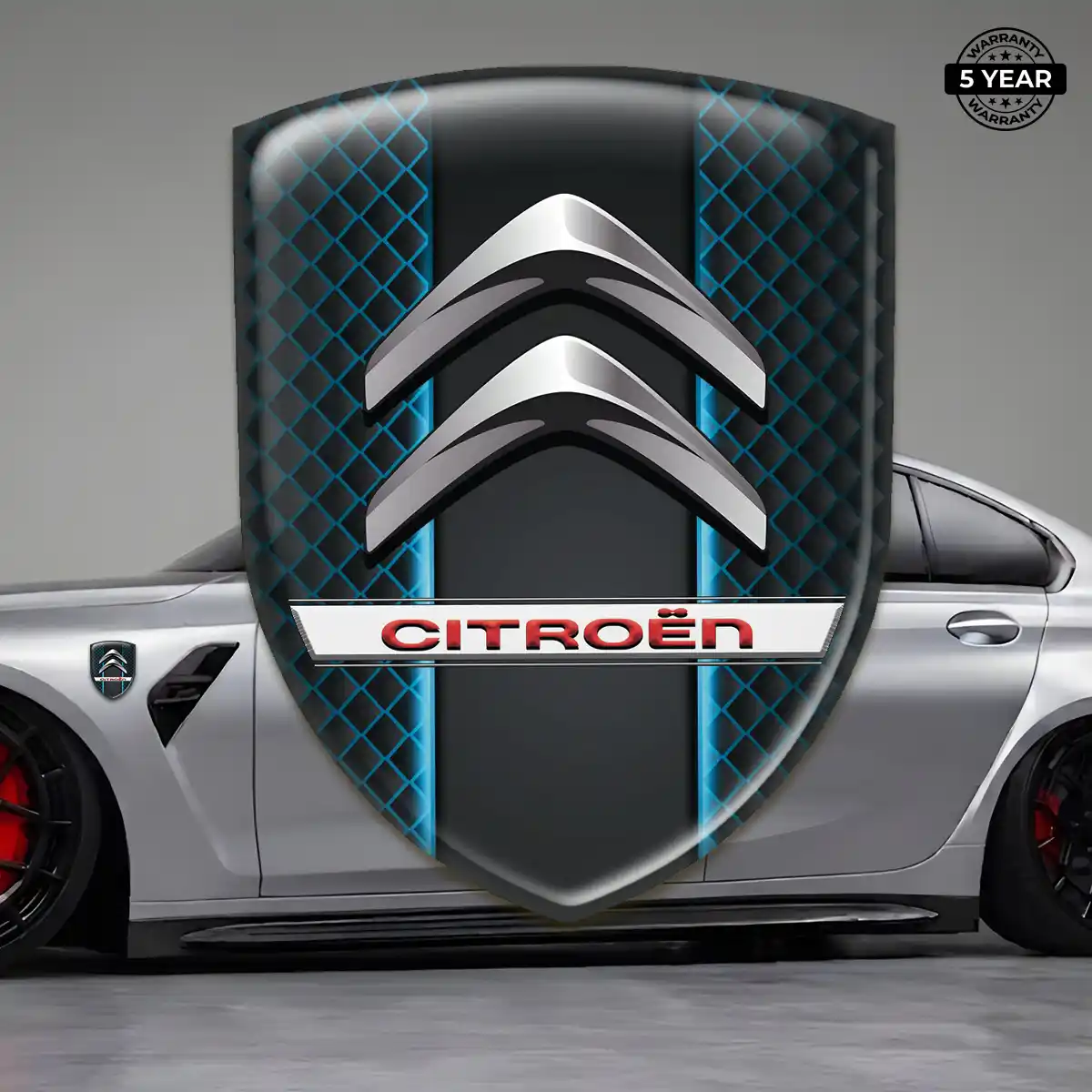 Citroen 3D Logo Sticker Resin Elite