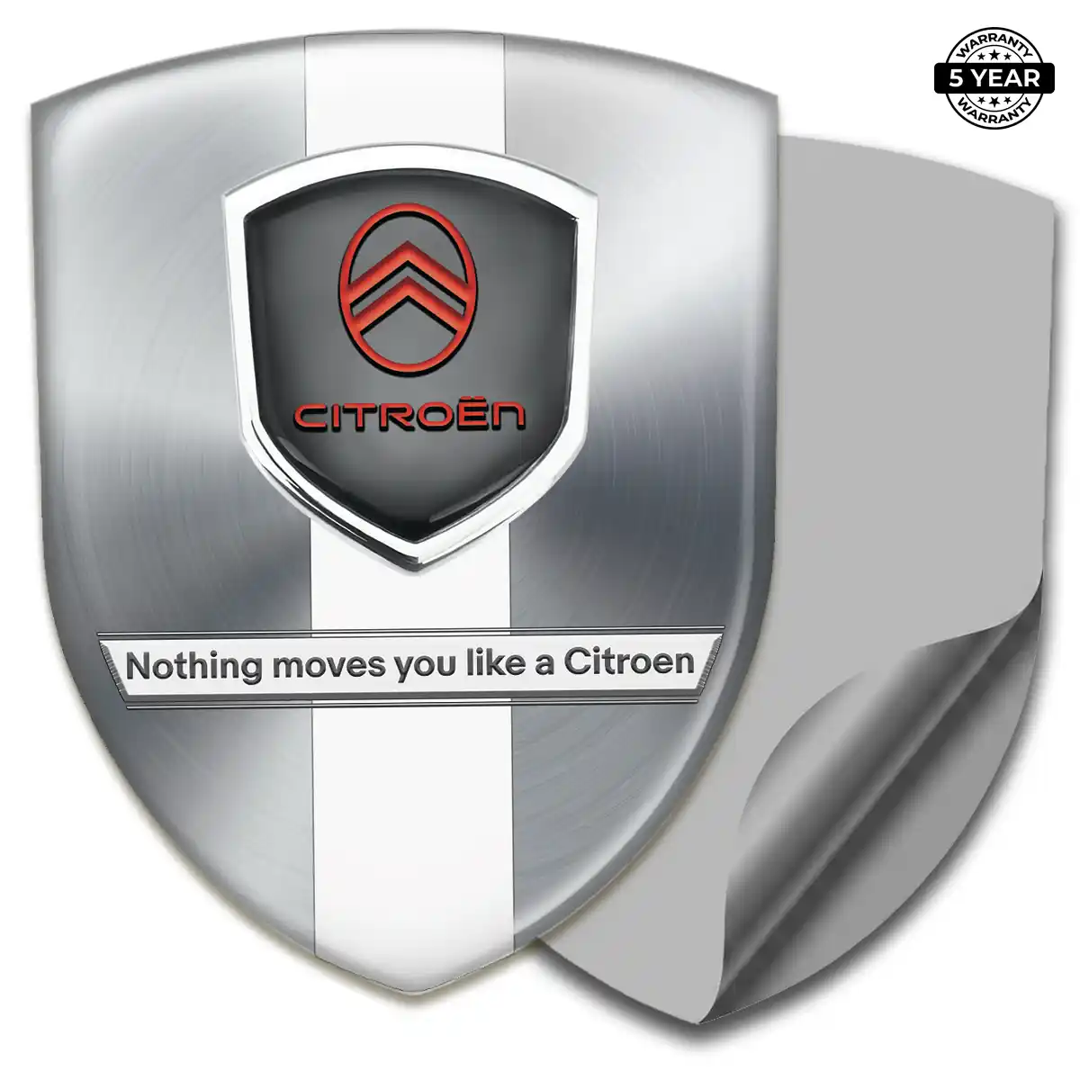 Citroen 3D Logo Sticker Resin Luxe