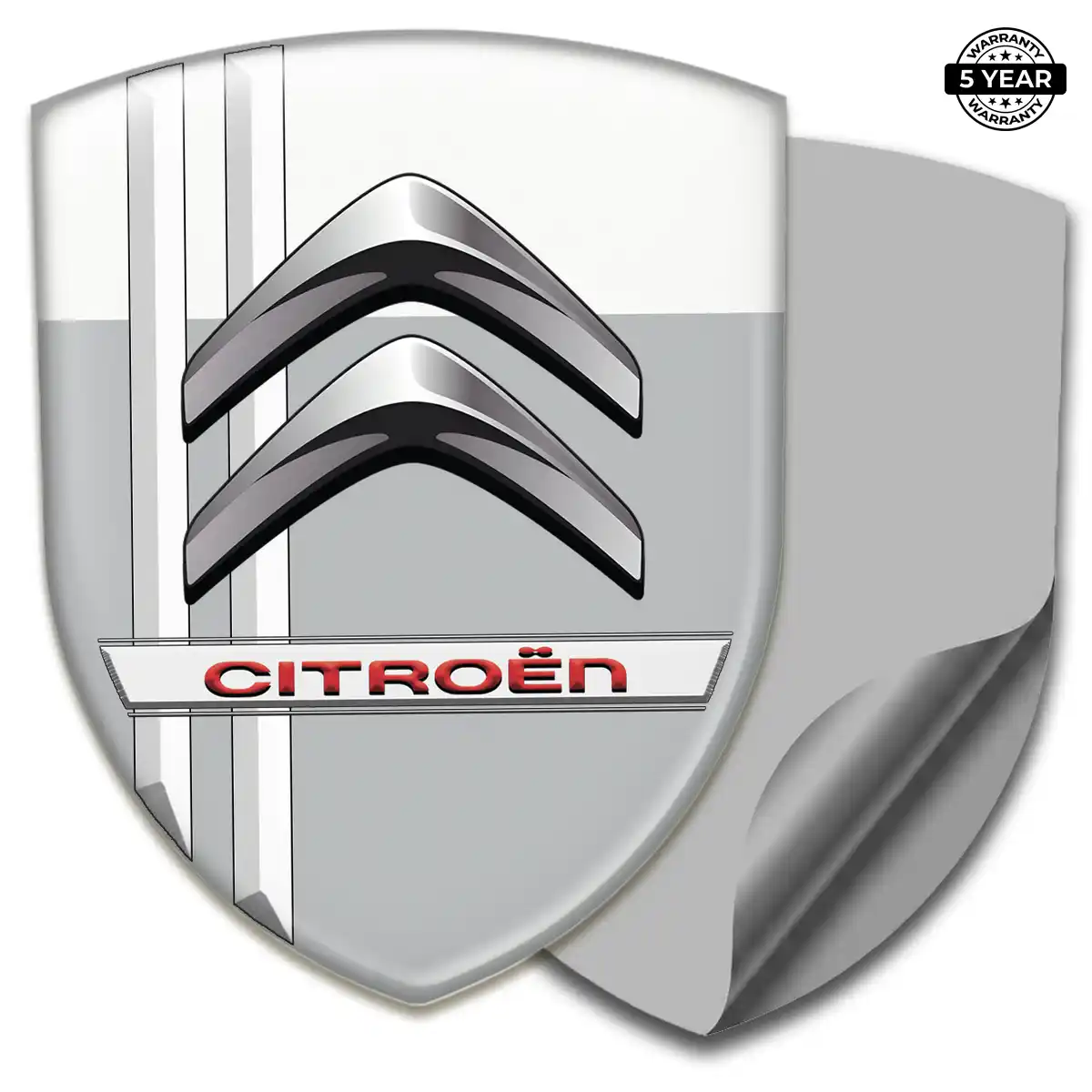 Citroen 3D Resin Sticker Cabin Style